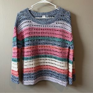 Gap Open Weave Sweater Sz M